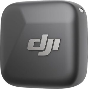 [190021116566] DJI Mini transmisor de micrófono (negro infinito), ultraligero, micrófono de solapa, micrófono inalámbrico para cámara/iPhone/Android, Vlog, transmisión