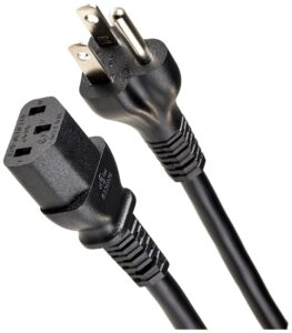 CABLE DE CORRIENTE PARA PC O MONITOR 3 PIES