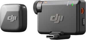 DJI Mic Mini (1 TX + 1 RX), micrófono inalámbrico Lavalier para iPhone/cámara/Android, ultraligero, audio rico en detalles, cancelación de ruido