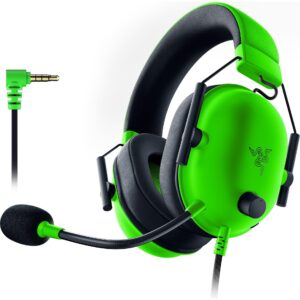 RAZER BLACKSHARK V2 X GREEN EDITION MULTI-PLATFORM (ROSADO)
