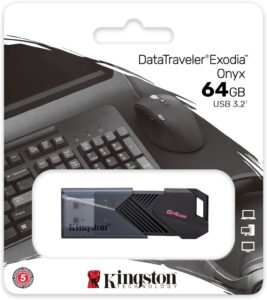 Memoria USB Kingston Data Traveler Exodia Onyx 64 GB